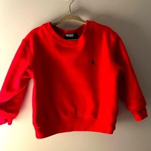 Red Ralph Polo Toddler Sweatshirt, Size 2T
